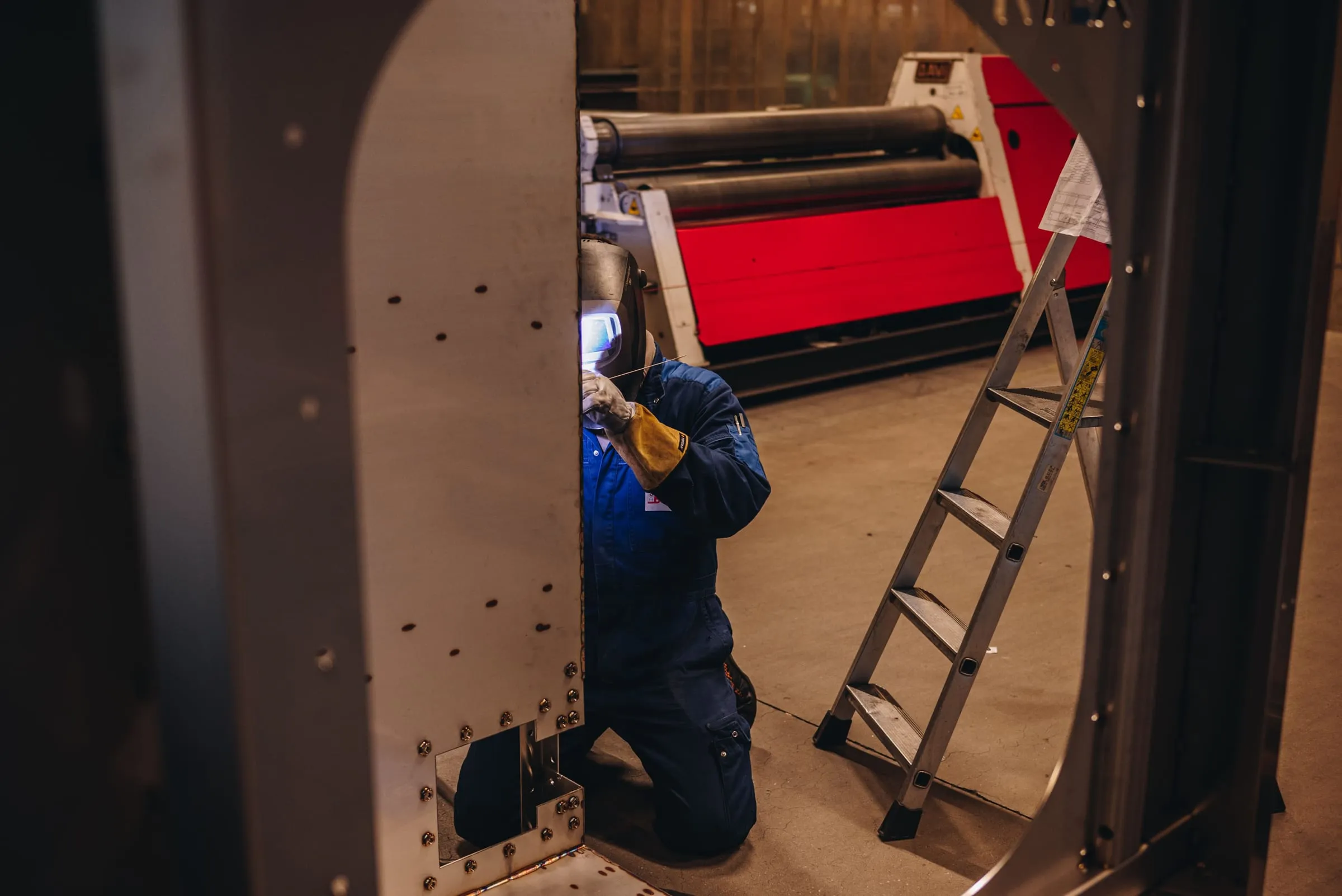 Afgewerkte RVS machineomkasting, montageklaar